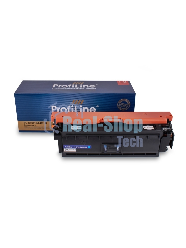 Картридж лазерный ProfiLine PL-CF361X/040H (№508X) для принтеров HP Color LaserJet M552/M552dn/M553/M553dn/M553n/M553x/M577/M577dn/M577f/M577c/Canon i-SENSYS LBP-710/LBP-712 Голубой 9500 копий