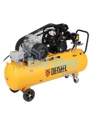 Компрессор воздушный Denzel рем. привод BCW3000-T/100, 3,0 кВт, 100 литров, 520 л/мин