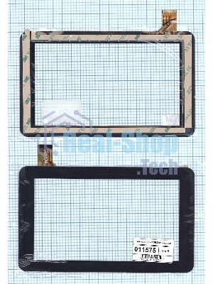 Сенсорное стекло (тачскрин) для DNS AirTab E76 HK70DR2201. черное