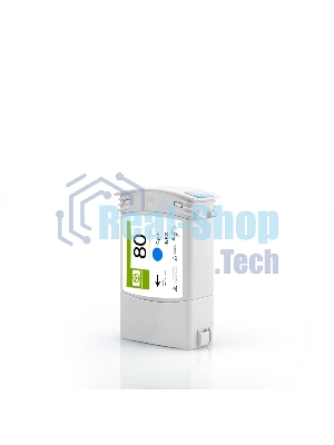 Картридж струйный NVPrint 80 (NV-C4846A) Cyan для HP DesignJet 1050c, 1055см (400 мл)