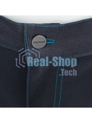 Брюки профессиональные рабочие, 97% хлопок 3% спандекс, XXXL Gross