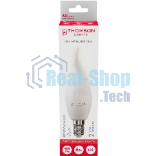 Лампа светодиодная Hiper THOMSON LED TAIL CANDLE 6W 480Lm E14 3000K TH-B2025