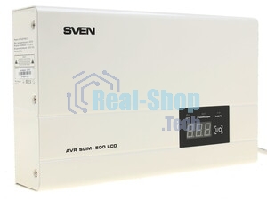 Сетевой фильтр SVEN (Стабилизатор напряжения) AVR SLIM-500 LCD