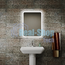 Зеркало Bau Stil 60х80, сенсорная LED подсветка, пластиковый защитный корпус