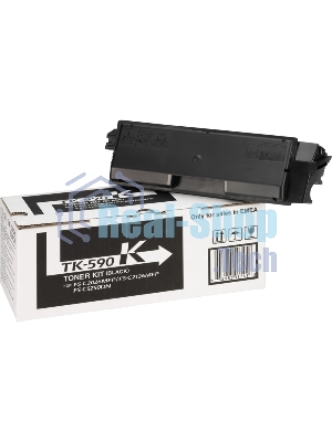 Картридж лазерный Kyocera TK-590K (1T02KV0NL0) черный для FS-C2026MFP/C2126MFP/C2526MFP/C2626MFP/C5250DN, P6026CDN/P6526CDN 7000 стр.