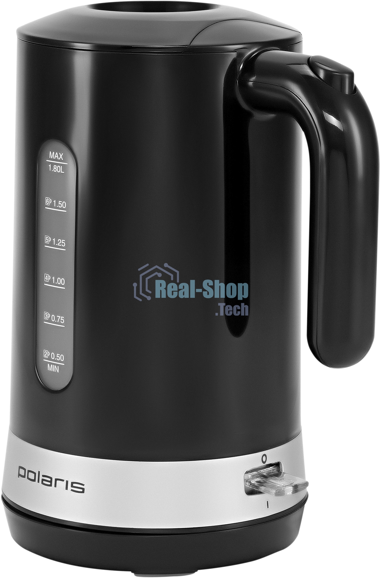Чайник электрический Polaris PWK 1803C Water Way Pro, пластик Черный