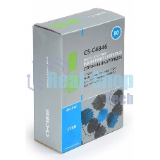 Картридж струйный Cactus CS-C4846 №80 голубой (350 мл) для HP DesignJet 1050C/1055CM/1000