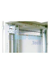 Шкаф коммутационный ЦМО ШТК-М-42.6.10-3ААА 42U 600x1020 мм пер. дв. металл задн. дв. стал. лист 2 бок. пан. направл. под закл. гайки 550 кг серый