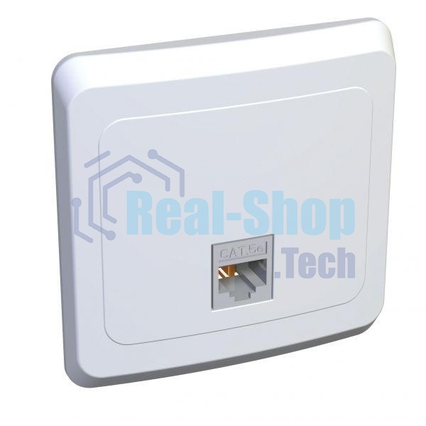 Розетка компьютерная 1-м СП Этюд RJ45 бел. SchE KOMC-001B