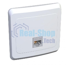 Розетка компьютерная 1-м СП Этюд RJ45 бел. SchE KOMC-001B