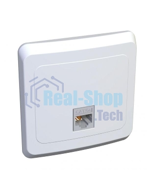 Розетка компьютерная 1-м СП Этюд RJ45 бел. SchE KOMC-001B