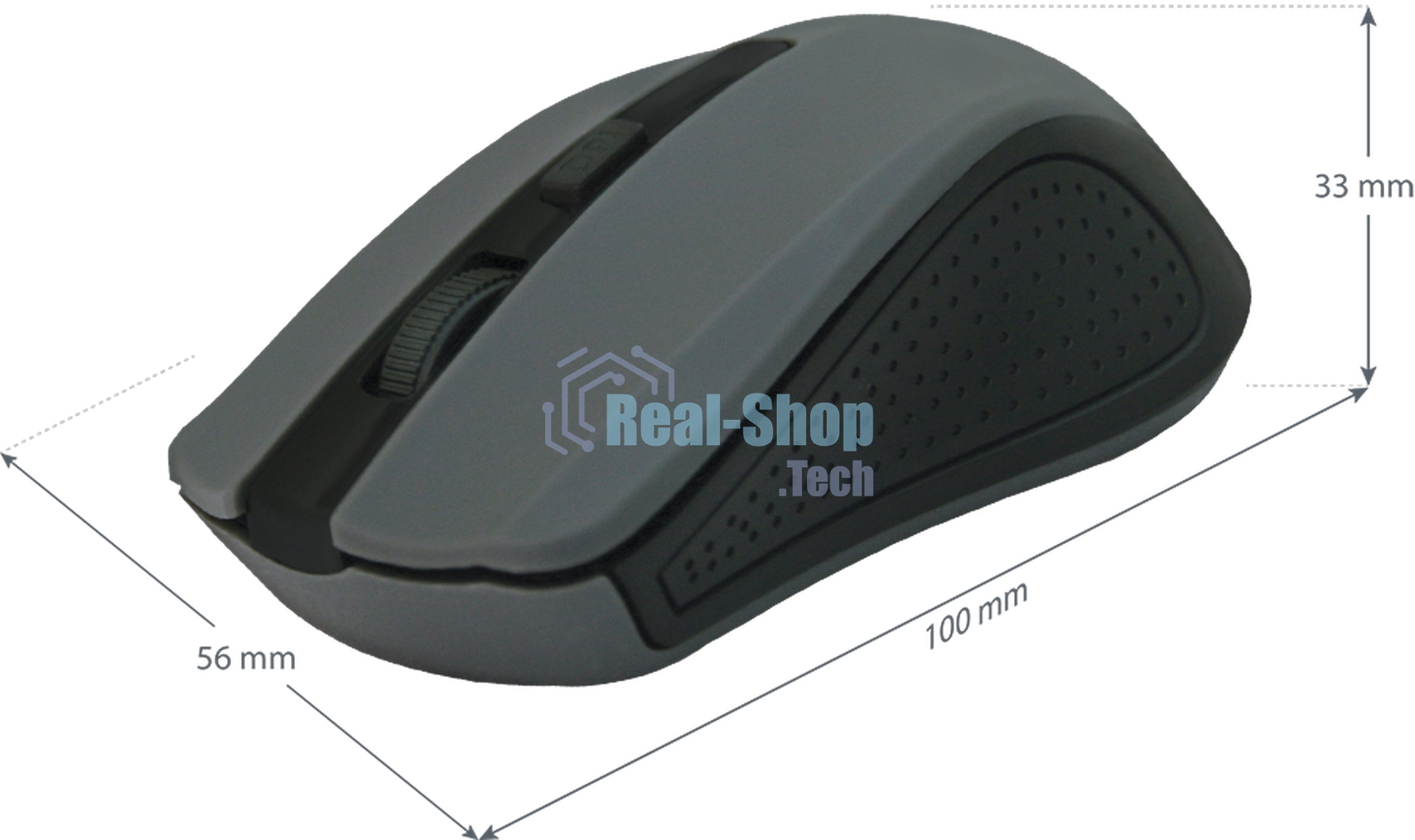 Мышь беспроводная Defender Accura MM-935 серый, 1600 dpi, радиоканал, USB, кнопки - 4