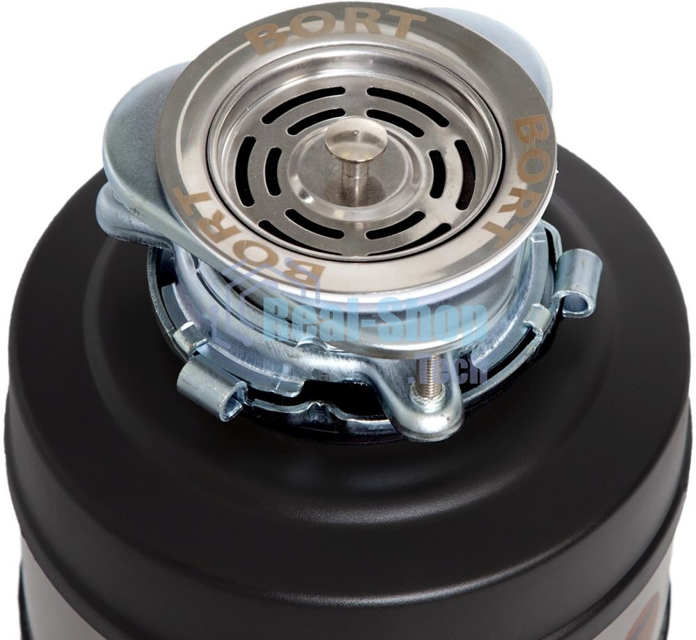 Измельчитель пищевых отходов Bort Alligator Max, 560 Вт., объем 1 600 мл., ПДУ