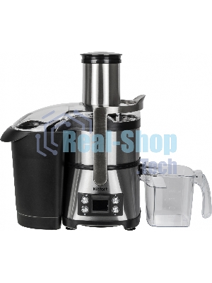 Кухонный комбайн Kitfort KT-1395 800Вт серебристый/черный