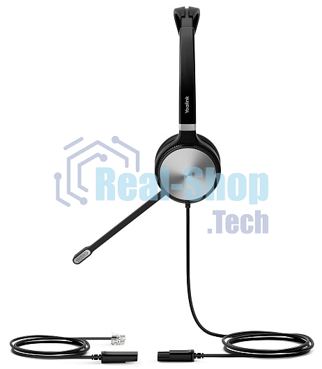 Гарнитура проводная YEALINK YHS36 Dual Дуо, Проводная, HD звук, QD, RJ9, шт