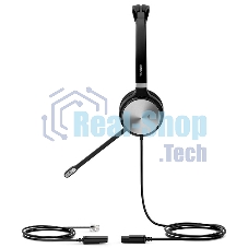 Гарнитура проводная YEALINK YHS36 Dual Дуо, Проводная, HD звук, QD, RJ9, шт