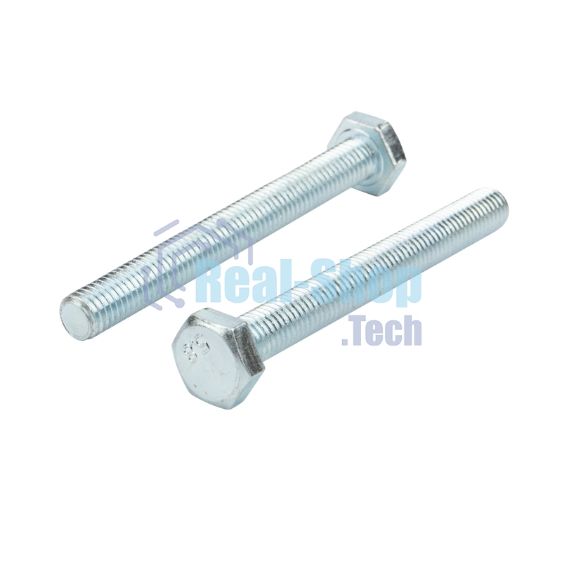 Болт шестигранный Kranz DIN 933, 10х90, короб (10 шт./уп.)