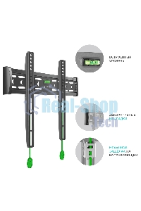 Кронштейн ONKRON FM5/32-55'' макс 400x400 наклон 0º от стены: 29мм макс вес 56,8кг