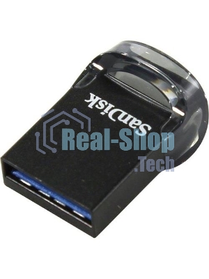 Флешка USB SanDisk CZ430 Ultra Fit (SDCZ430-016G-G46), 16Gb, USB 3.1, R/W 130/40, черный
