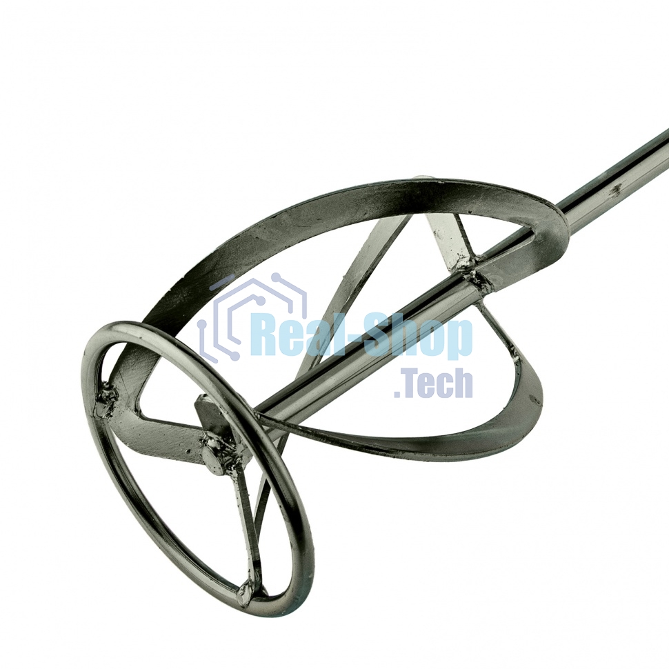 Насадка для миксера Сибртех, для тяжелых растворов,120 х 590 мм, оцинкованная,хвостовик резьба М14