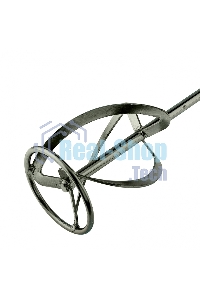 Насадка для миксера Сибртех, для тяжелых растворов,120 х 590 мм, оцинкованная,хвостовик резьба М14