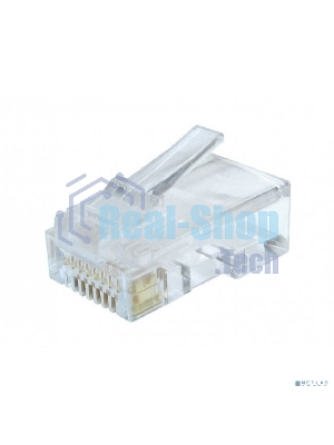 Вилка RJ-45 (8P8C) LC-8P8C-002 универсальная cat.6, контакты 30 микродюймов