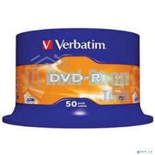 Диск DVD-R Verbatim 4.7Gb 16x Cake Box (50шт) (43548)