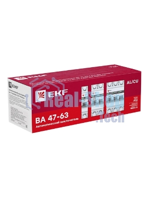 Выключатель автоматический модульный 3п D 32А 4.5кА ВА 47-63 PROxima EKF mcb4763-3-32D-pro