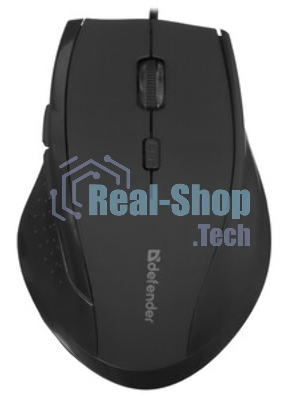 Мышь проводная Defender Accura MM-362 черный, 1600 dpi, USB, кнопки - 6