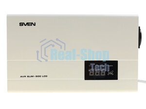 Сетевой фильтр SVEN (Стабилизатор напряжения) AVR SLIM-500 LCD