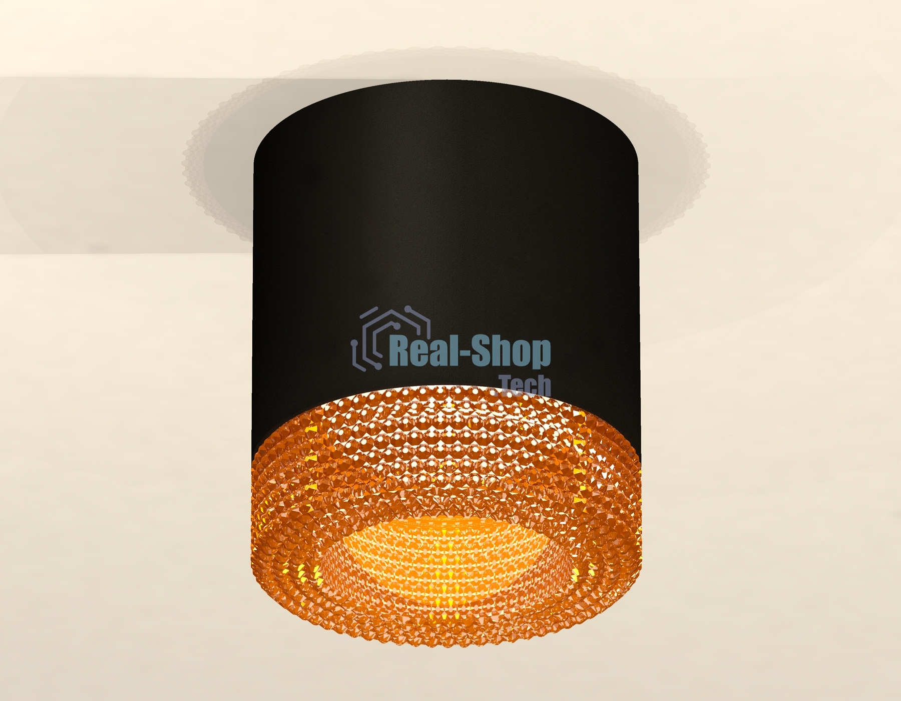 Светильник Ambrella Light XS7402014 SBK/CF черный песок/кофе MR16 GU5.3 (C7402, N7195)