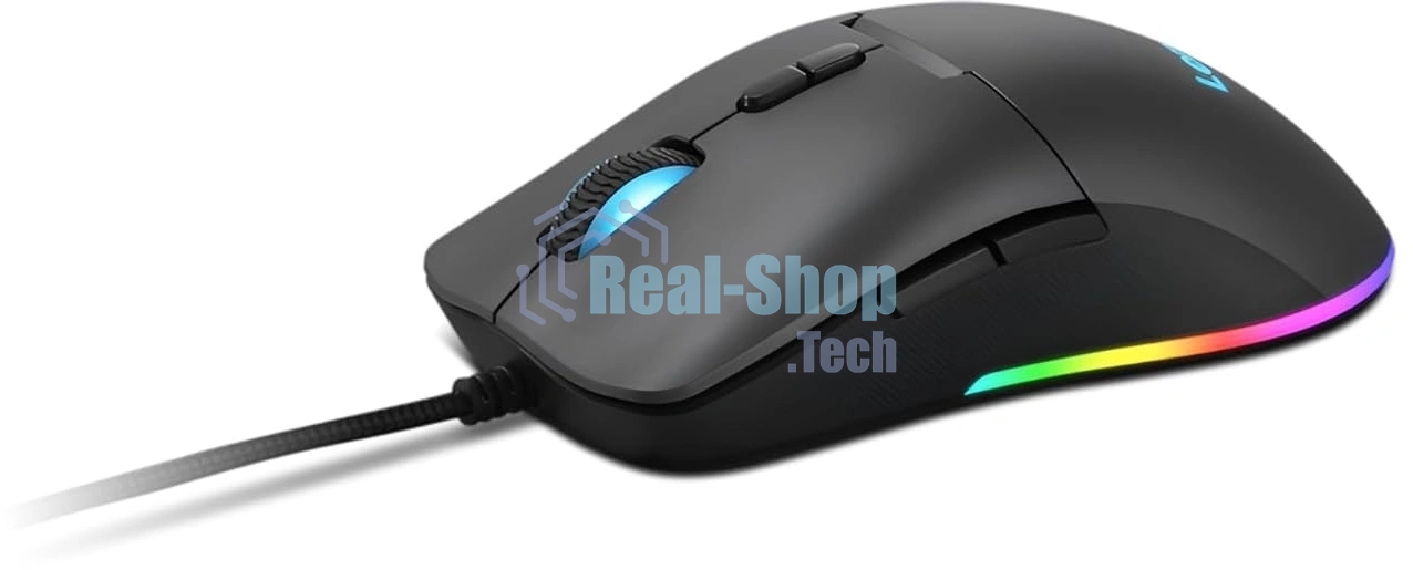 Мышь проводная Lenovo M210 RGb Gaming черный оптическая 8000dpi USB2.0 (GY51M74265)