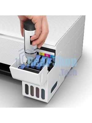 МФУ струйное Epson L3256 (C11CJ67407/C11CJ67414/C11CJ67421/C11CJ67519/C11CJ67504/C11CJ67524/C11CJ67516), A4 цветное, печ. до 10 стр/мин. (ч/б) до 5 стр/мин. (цвет), 1440 x 5760 dpi (печать) 1200x2400dpi (скан.), USB, Wi-Fi