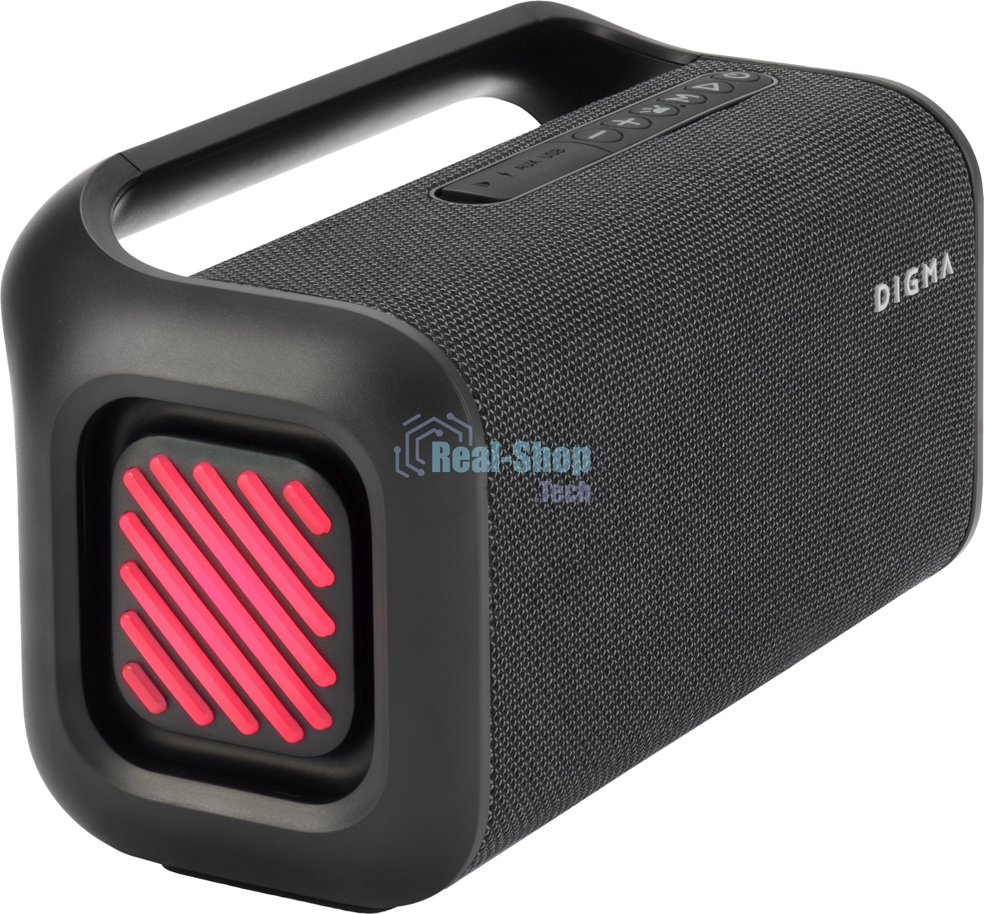 Колонка портативная Digma D-PS1526 черный 40W 2.0 BT 10м 3000mAh
