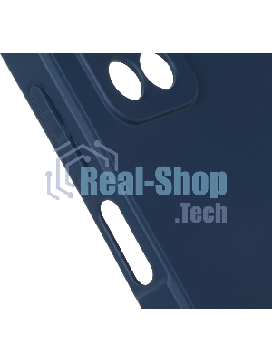 Чехол (клип-кейс) BORASCO Microfiber Case, для Xiaomi Redmi 10, синий