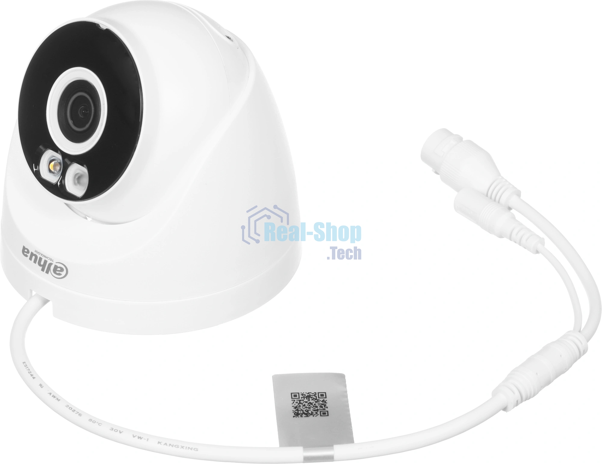 Камера видеонаблюдения Dahua DH-IPC-T3AP-IL-0280B, IP, 3 Мп, 2.8 мм, белая