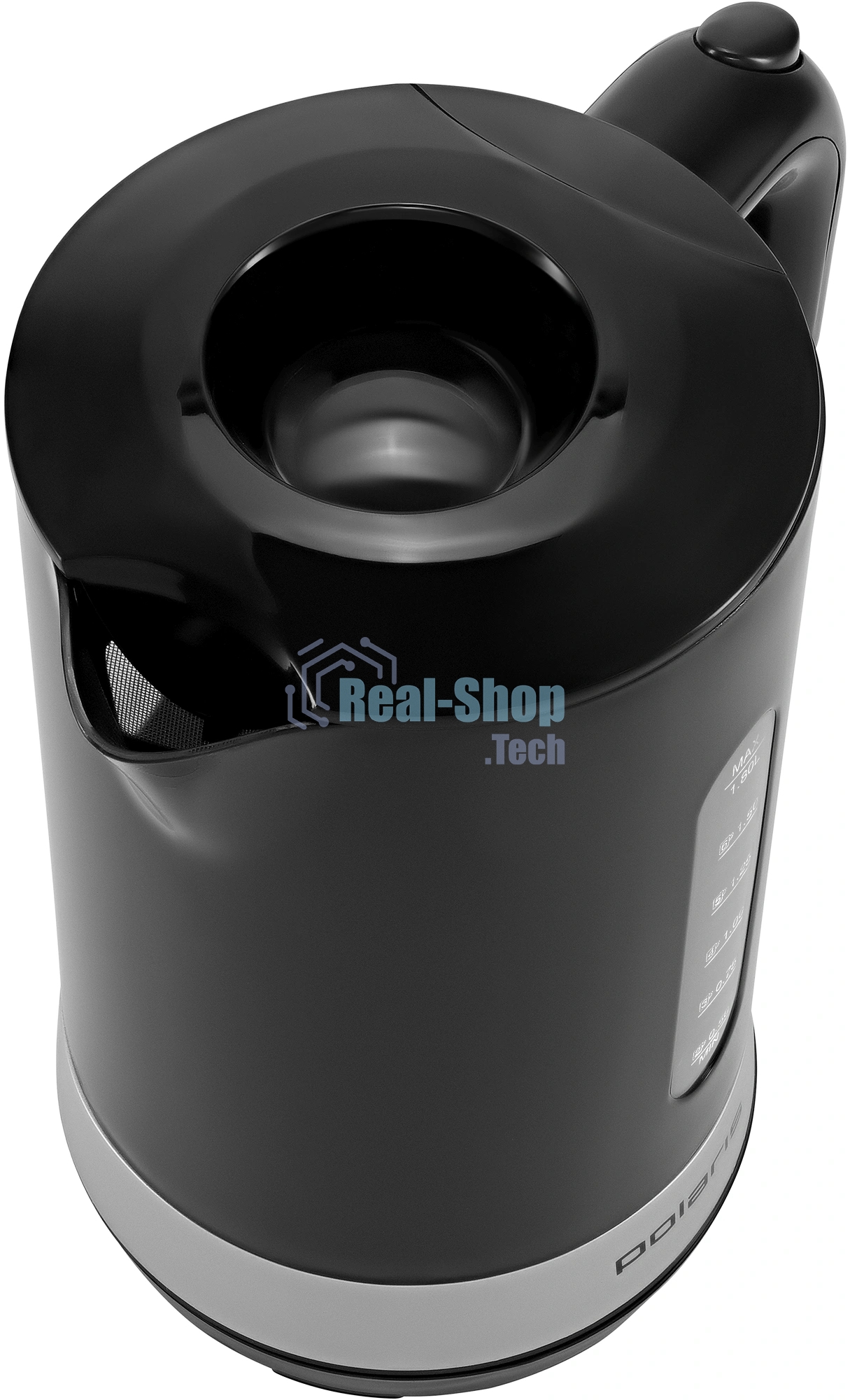 Чайник электрический Polaris PWK 1803C Water Way Pro, пластик Черный