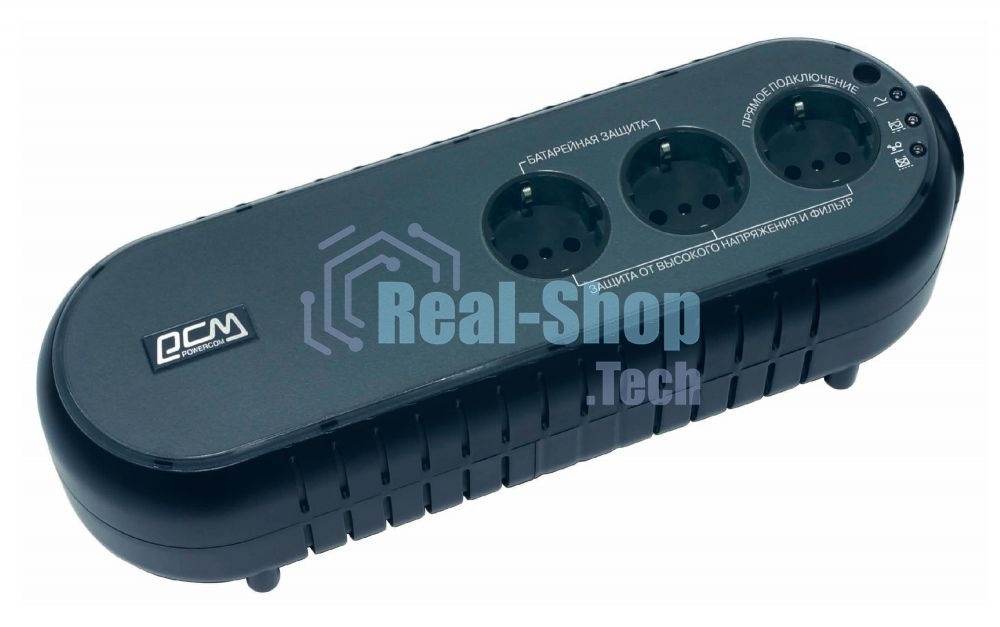 Источник бесперебойного питания Powercom WOW 850U 425Вт 850ВА черный