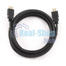 Кабель Cablexpert HDMI CC-HDMI4-15, 19M/19M, v2.0, медь, позол.разъемы, экран, 4.5м, черный, пакет