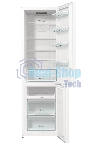 Холодильник Gorenje NRK6201PW4 белый двухкамерный 235/96л морозилка снизу