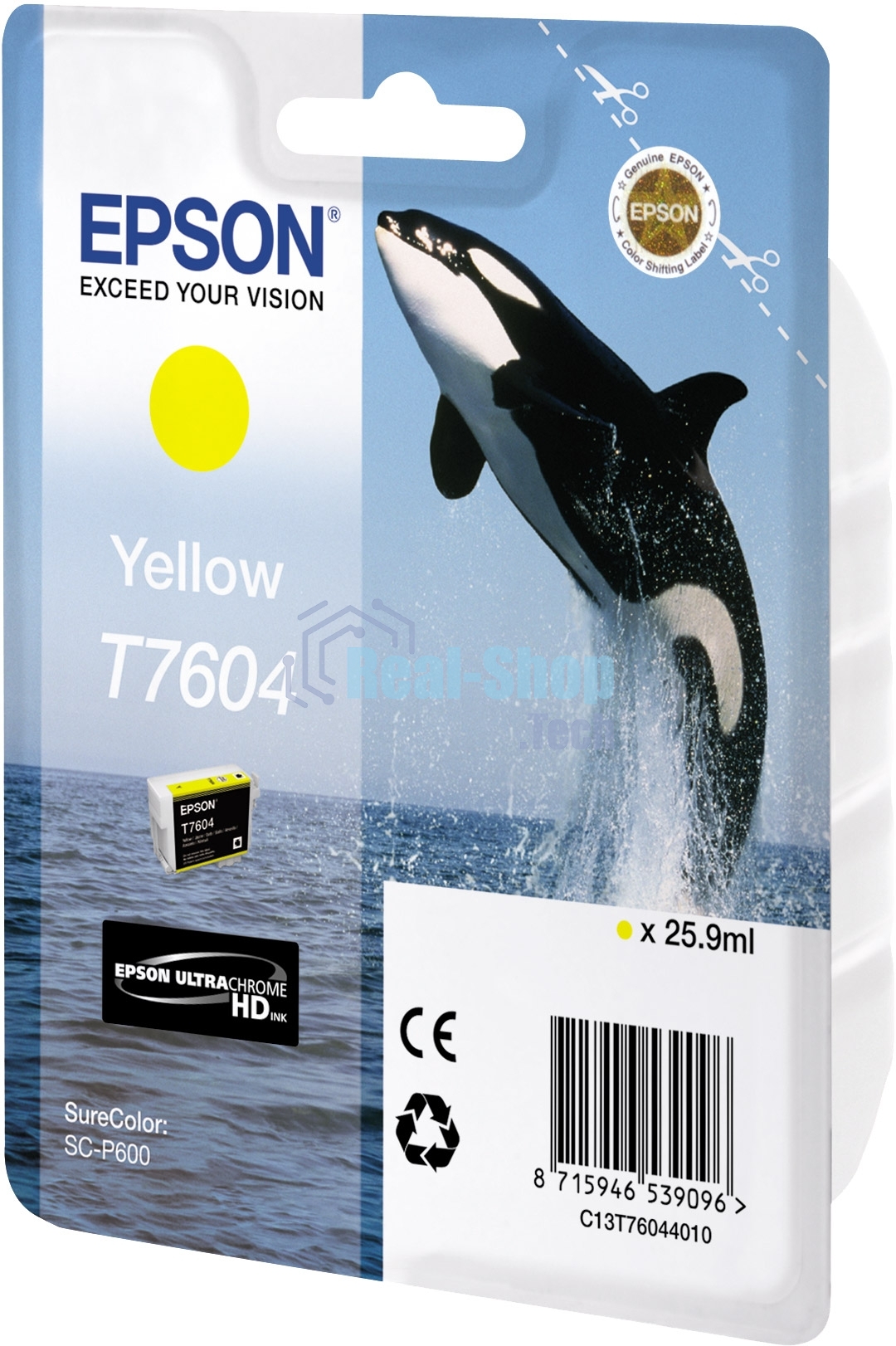 Картридж струйный Epson C13T76044010 желтый (26 мл) для SC-P600