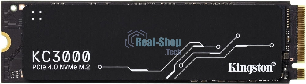 Накопитель SSD Kingston 512Gb M.2 KC3000 SKC3000S/512G (PCI-E 4.0 x4, up to 7000/3900Mbs, 3D TLC, NVMe, 400TbW, Phison E18, 22х80мм, LP heatsink)