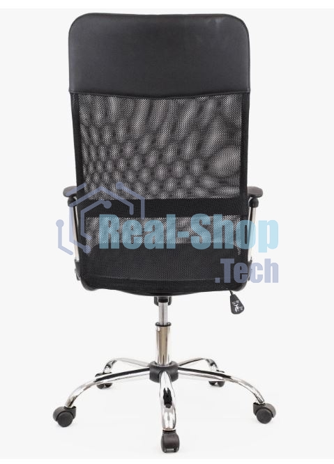 Кресло офисное Everprof Ultra T черный (Акриловая сетка, ткань, хром, ролики, ТопГан)