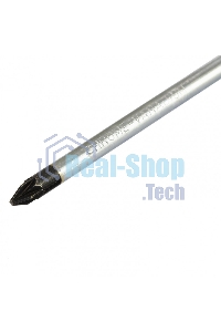 Отвертка Сибртех, PZ1 х 80 мм, CrV, 2-х компонентная рукоятка