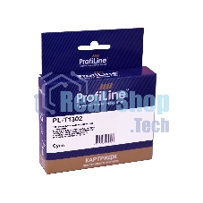 Картридж струйный ProfiLine PL-T1302 для принтеров Epson Stylus SX525WD/SX535WD/SX620/Office B42WD/BX525/BX535/BX625FWD/BX635FWD/BX925/BX935/WorkForce 525/630/3010/3520DWF/3530/3540/7015/7515/7525 с чернилами Cyan 10,1 мл