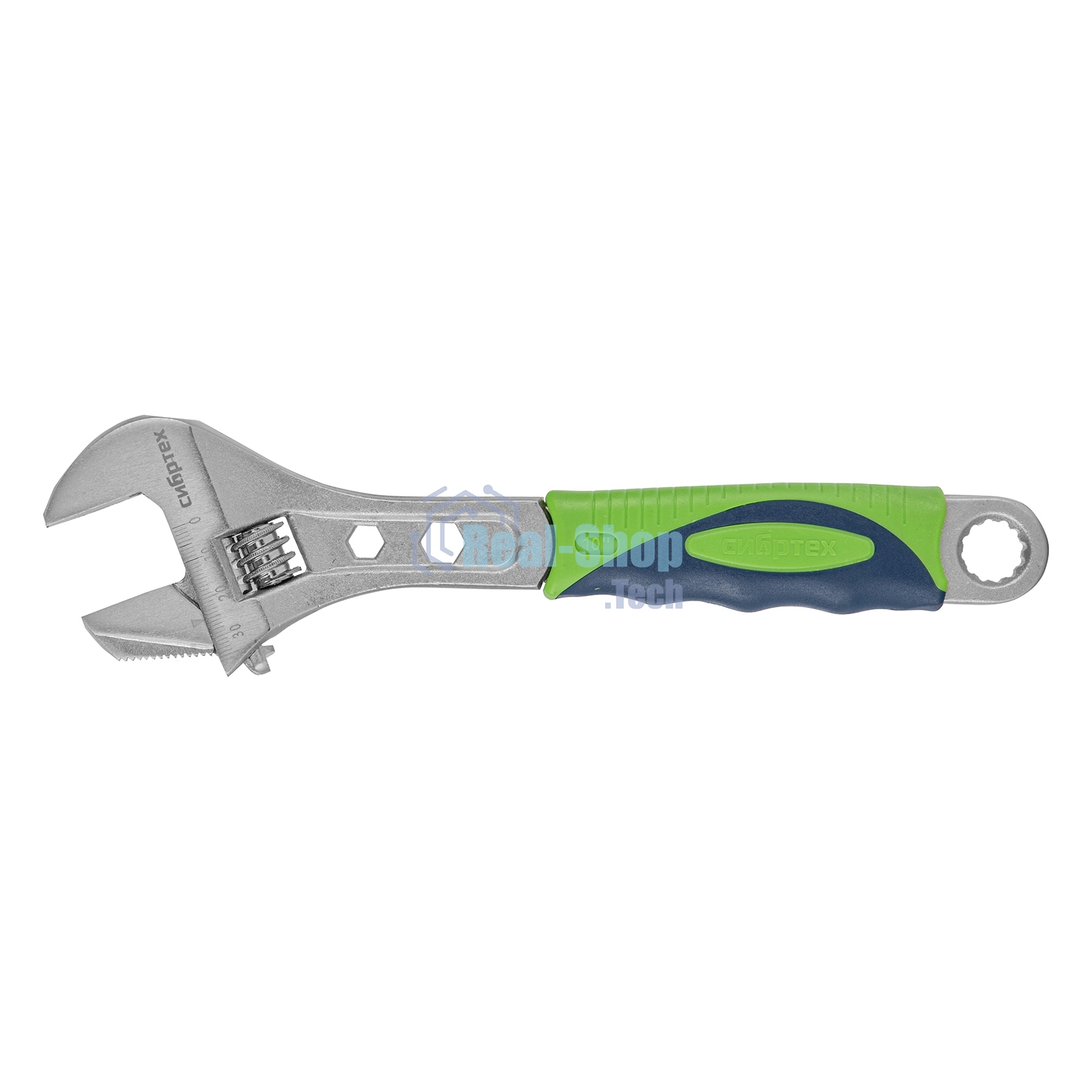 Ключ разводной Сибртех 250мм, переставная губка, 2 - х комп.рукоятка