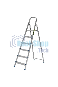 Стремянка Сибртех 6 ступеней, стальная, оцинкованная