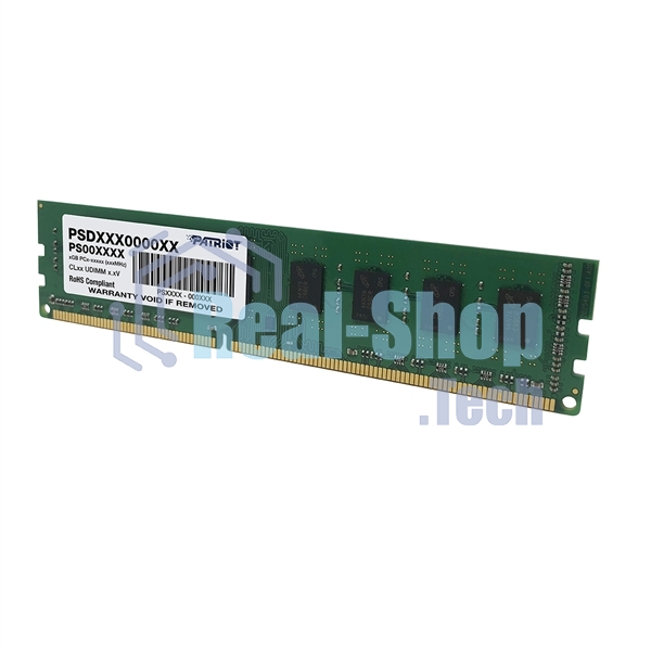 Оперативная память Patriot Signature, DDR3L, 4GB (1x4 GB), 1600 MHz, CL11, DIMM