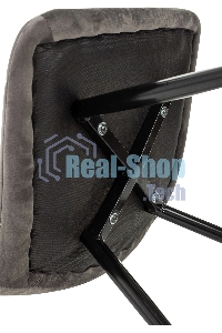 Стул для дома Бюрократ CH-K1_4 комплект 4 шт т. серый Holland 18 металл черный на ножках