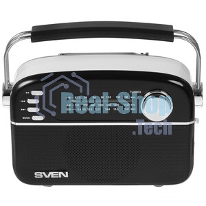Радиоприемник SVEN SRP-505 (4 Вт, FM/AM/SW, USB, SD/microSD, Bluetooth, 1200 мА·ч)черный